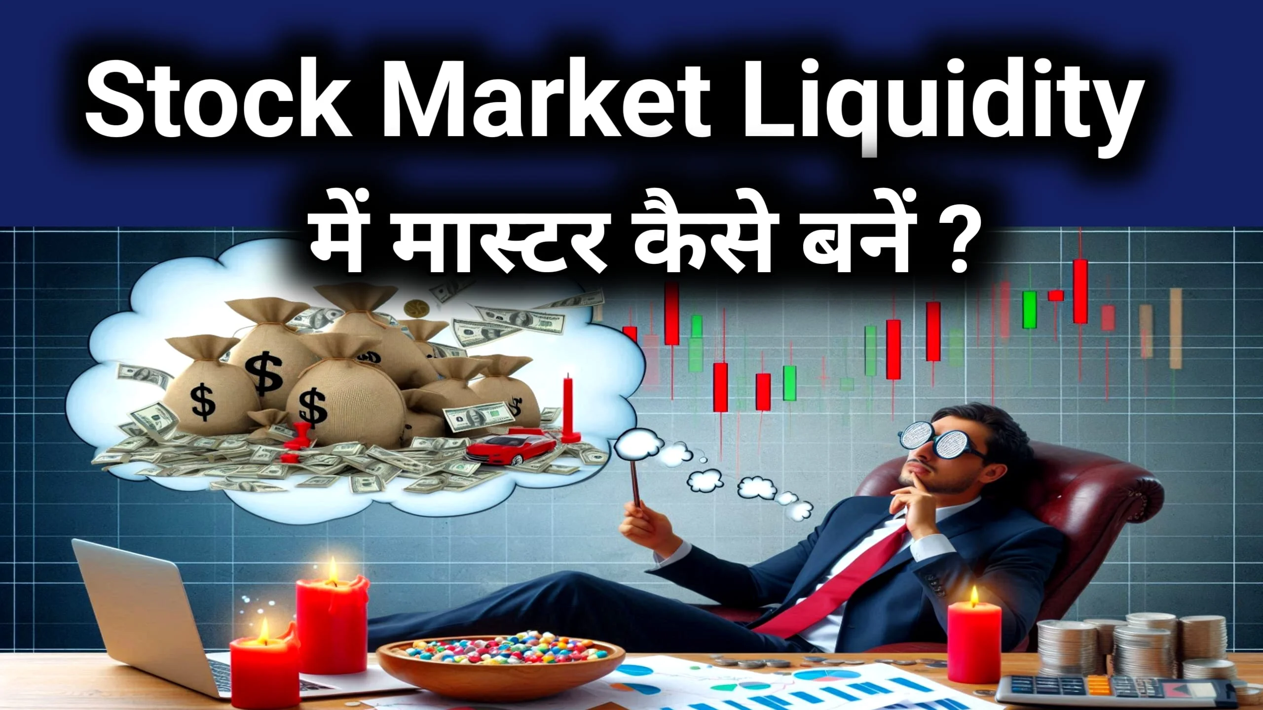 Stock Market Liquidity क्या है और उसमें मास्टर कैसे बनें - हिंदी में जानकारी देने वाली इन्फोग्राफिक