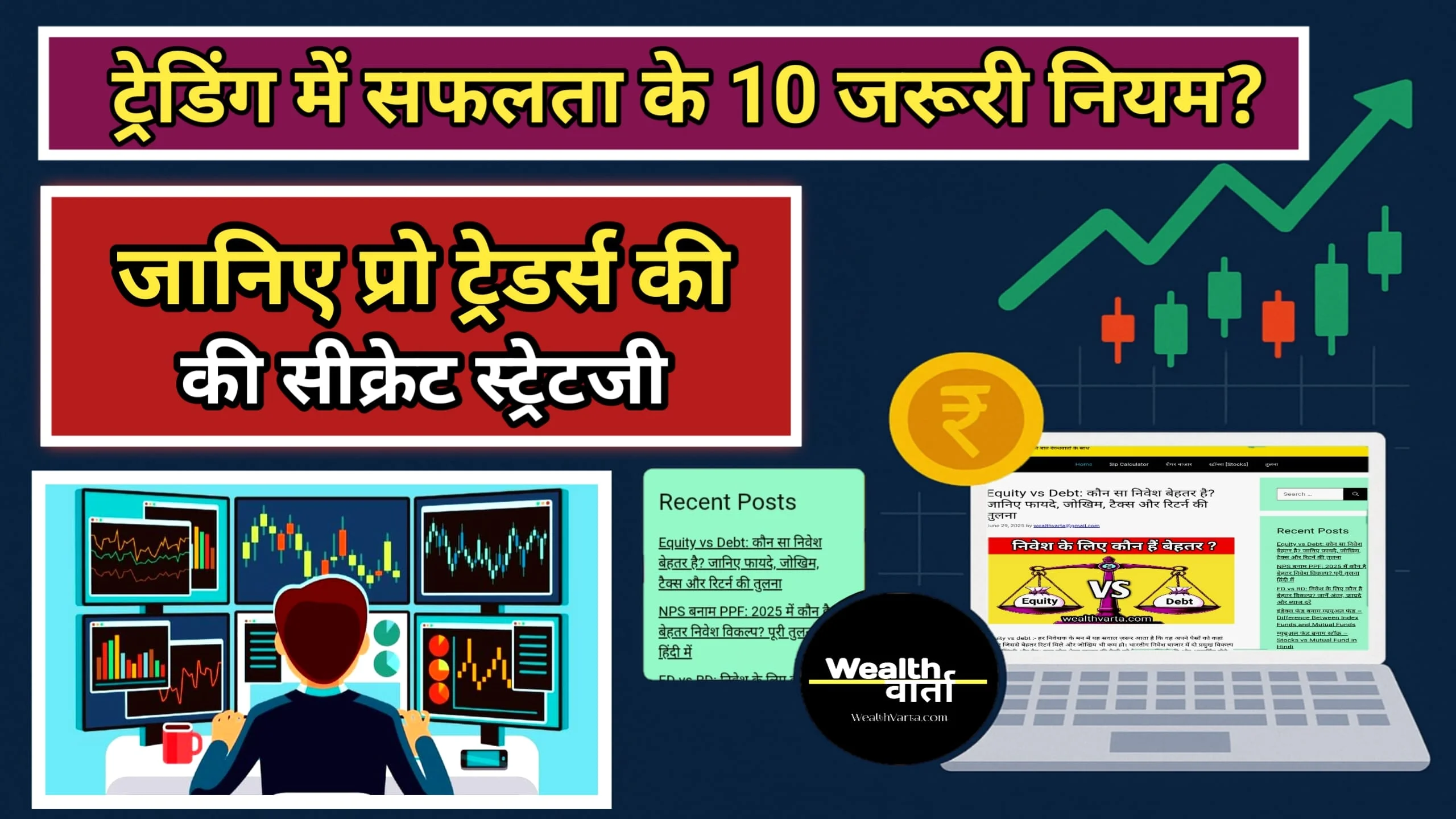 ट्रेडिंग में सफलता के 10 ज़रूरी नियम – हिंदी में पूरी गाइड